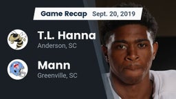 Recap: T.L. Hanna  vs. Mann  2019