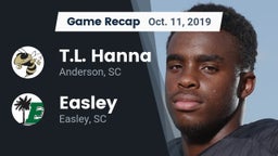 Recap: T.L. Hanna  vs. Easley  2019