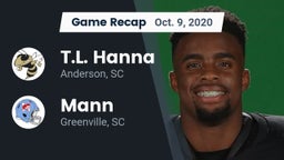 Recap: T.L. Hanna  vs. Mann  2020