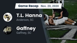 Recap: T.L. Hanna  vs. Gaffney  2020