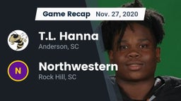 Recap: T.L. Hanna  vs. Northwestern  2020