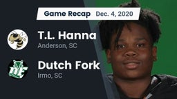 Recap: T.L. Hanna  vs. Dutch Fork  2020