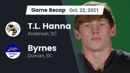 Recap: T.L. Hanna  vs. Byrnes  2021