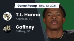 Recap: T.L. Hanna  vs. Gaffney  2021