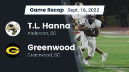Recap: T.L. Hanna  vs. Greenwood  2022