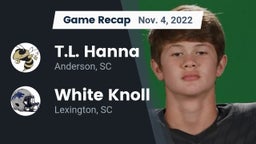Recap: T.L. Hanna  vs. White Knoll  2022