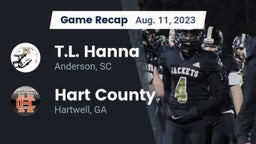 Recap: T.L. Hanna  vs. Hart County  2023