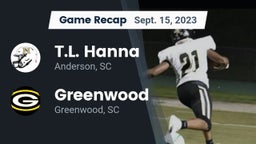 Recap: T.L. Hanna  vs. Greenwood  2023