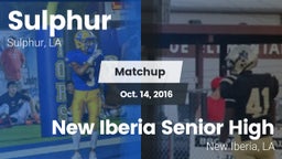 Matchup: Sulphur vs. New Iberia Senior High 2016