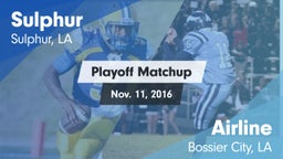 Matchup: Sulphur vs. Airline  2016