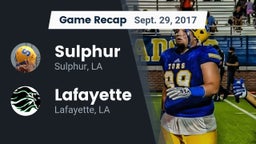 Recap: Sulphur  vs. Lafayette  2017