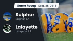 Recap: Sulphur  vs. Lafayette  2018