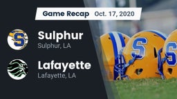 Recap: Sulphur  vs. Lafayette  2020