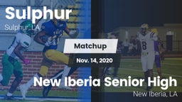 Matchup: Sulphur vs. New Iberia Senior High 2020