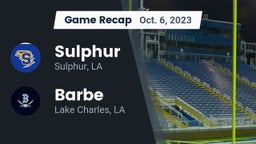 Recap: Sulphur  vs. Barbe  2023