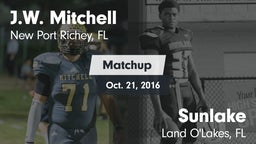 Matchup: J.W. Mitchell vs. Sunlake  2016