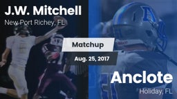 Matchup: J.W. Mitchell vs. Anclote  2017