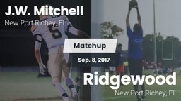 Matchup: J.W. Mitchell vs. Ridgewood  2017