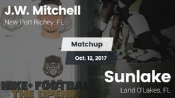 Matchup: J.W. Mitchell vs. Sunlake  2017