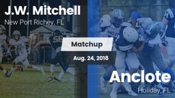 Matchup: J.W. Mitchell vs. Anclote  2018