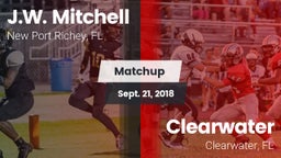 Matchup: J.W. Mitchell vs. Clearwater  2018