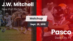 Matchup: J.W. Mitchell vs. Pasco  2018