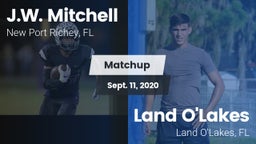Matchup: J.W. Mitchell vs. Land O'Lakes  2020