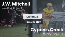 Matchup: J.W. Mitchell vs. Cypress Creek  2020