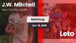 Matchup: J.W. Mitchell vs. Leto  2020