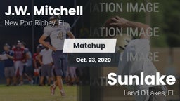 Matchup: J.W. Mitchell vs. Sunlake  2020