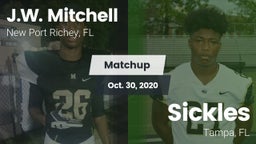 Matchup: J.W. Mitchell vs. Sickles  2020