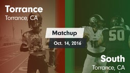 Matchup: Torrance vs. South  2016