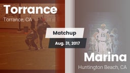 Matchup: Torrance vs. Marina  2017