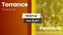 Matchup: Torrance vs.  Peninsula  2017
