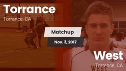 Matchup: Torrance vs. West  2017