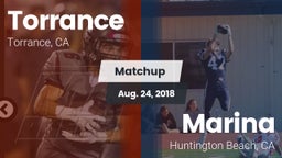 Matchup: Torrance vs. Marina  2018