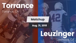 Matchup: Torrance vs. Leuzinger  2018