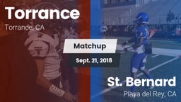Matchup: Torrance vs. St. Bernard  2018