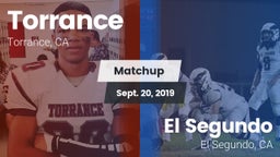Matchup: Torrance vs. El Segundo  2019