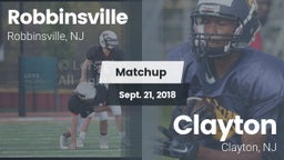 Matchup: Robbinsville vs. Clayton  2018