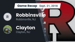 Recap: Robbinsville  vs. Clayton  2018
