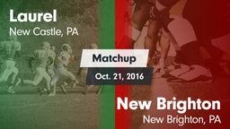 Matchup: Laurel vs. New Brighton  2016