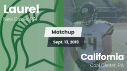 Matchup: Laurel vs. California  2019