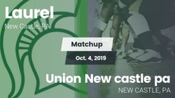 Matchup: Laurel vs. Union New castle pa 2019