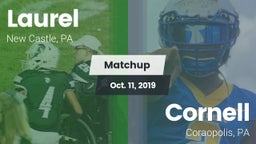 Matchup: Laurel vs. Cornell  2019