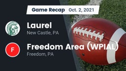 Recap: Laurel  vs. Freedom Area  (WPIAL) 2021