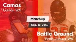Matchup: Camas vs. Battle Ground  2016