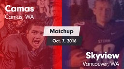 Matchup: Camas vs. Skyview  2016