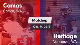 Matchup: Camas vs. Heritage  2016