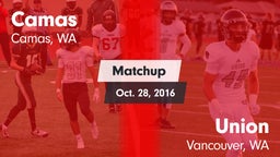 Matchup: Camas vs. Union  2016